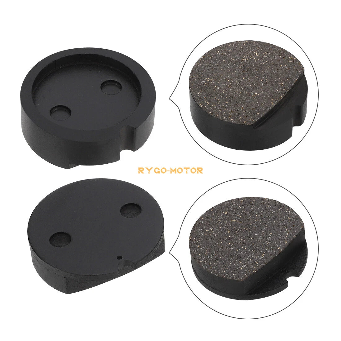 Front Brake Caliper Kit with Pads for Honda CB360 CB400F CB450 CB500 CB550 KFT