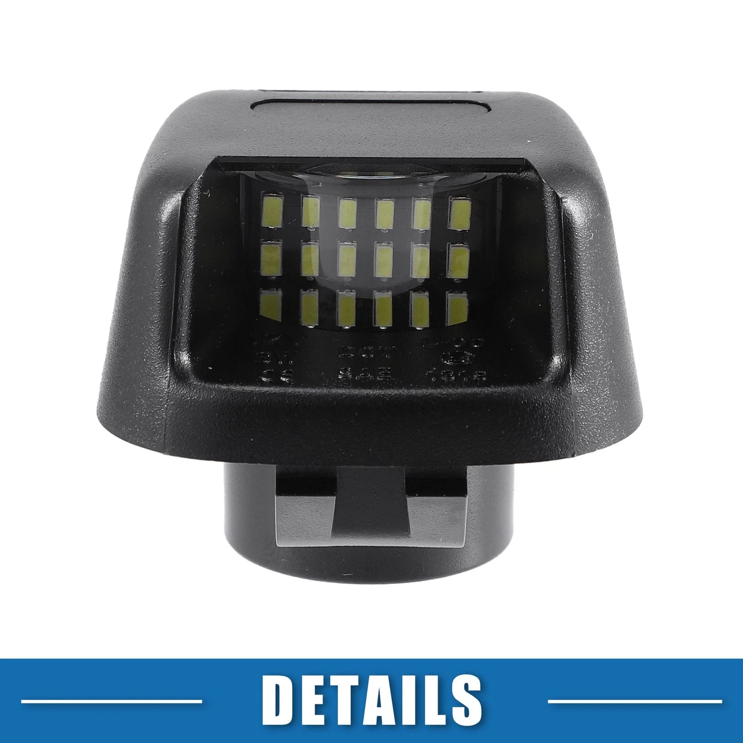 White Red LED License Plate Lights for Nissan Frontier (2005-2019)