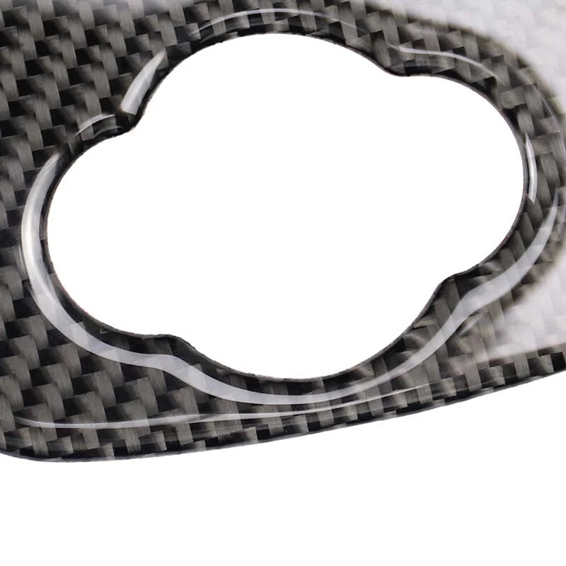Carbon Fiber Cigarette Lighter Device Sticker Trim Fit For Mini Cooper F55 F56