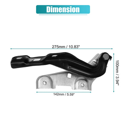 Hood Hinge Right & Left for Chevrolet Black