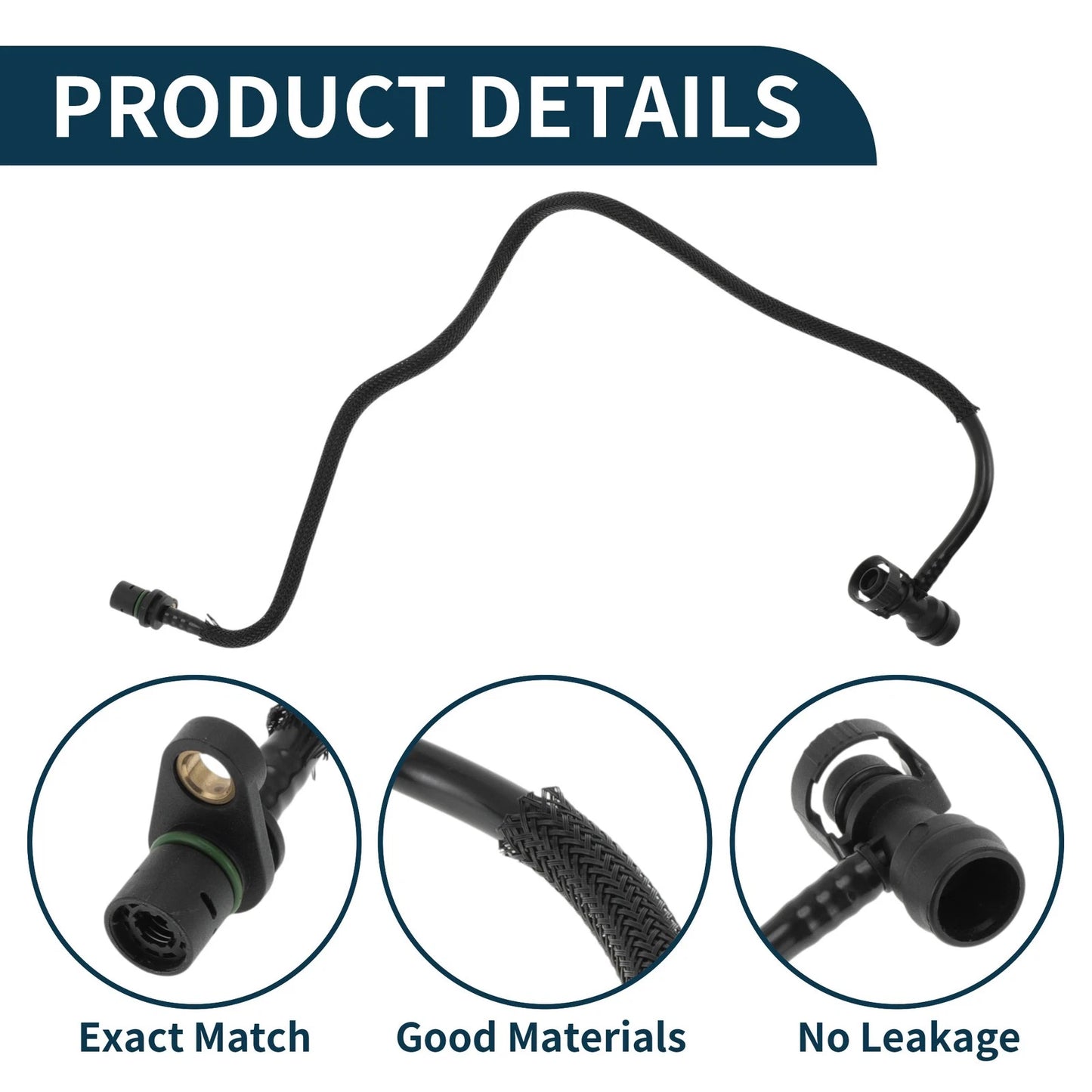 Radiator Hose for BMW X1 xDrive25Le F49 (2016-2023) Rubber Coolant Pipe