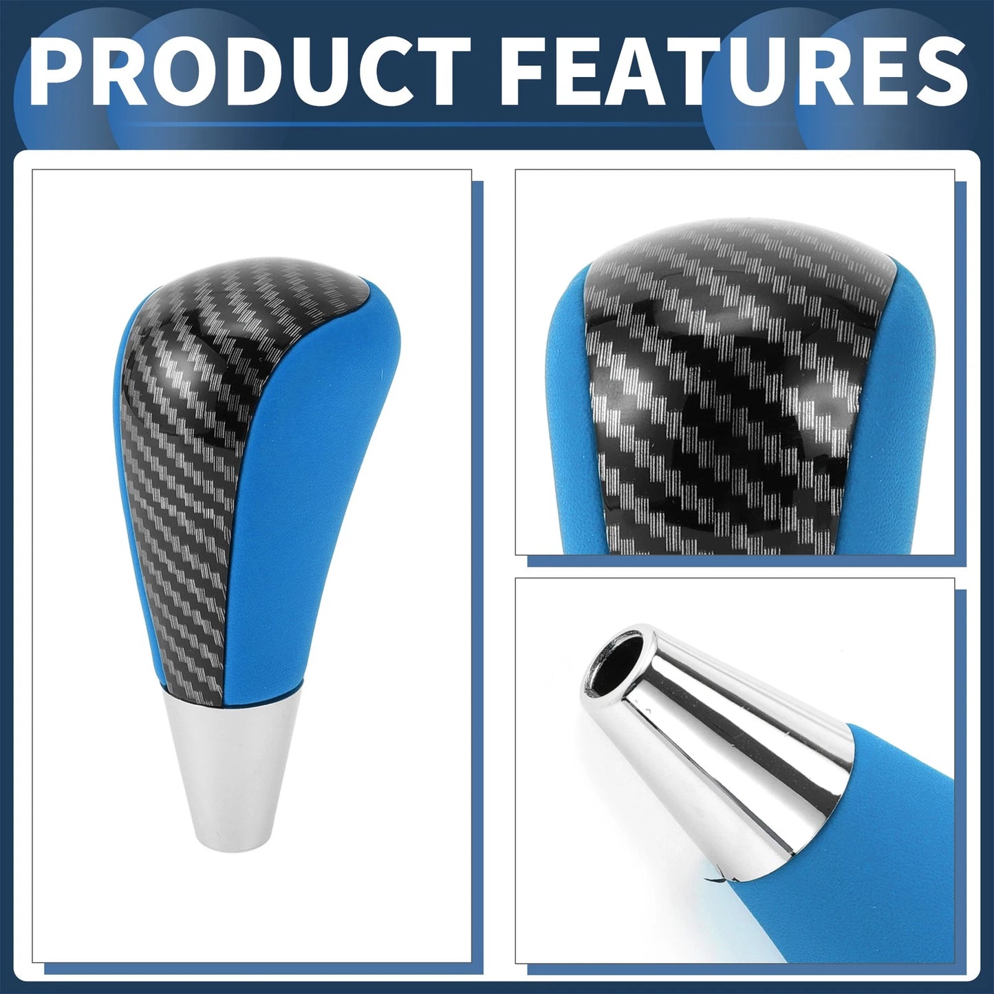 Automatic Gear Shifter Knob for Toyota 4Runner 2003-2021 Black Blue