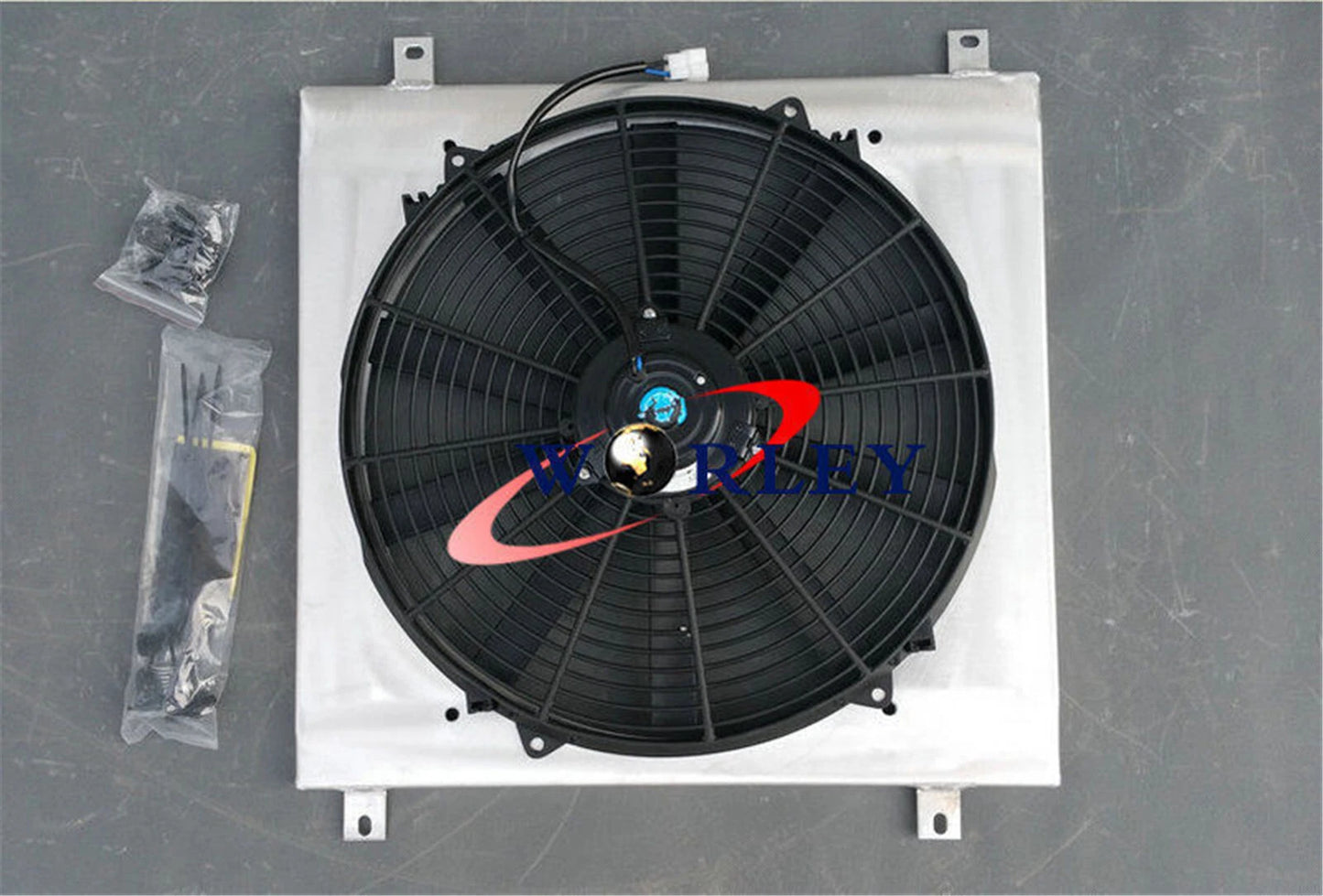 Aluminum Shroud & Fan for Mazda RX2 RX3 RX4 RX5 (1970-1980)