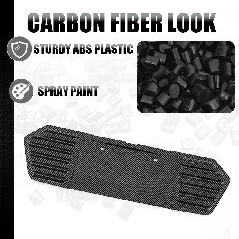 ABS Rear License Plate Frame Carbon Fiber Black for Corvette C8 (2020-2024)