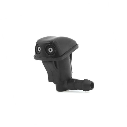 2 x Black Dual Hole Windshield Window Washer Nozzle for Toyota