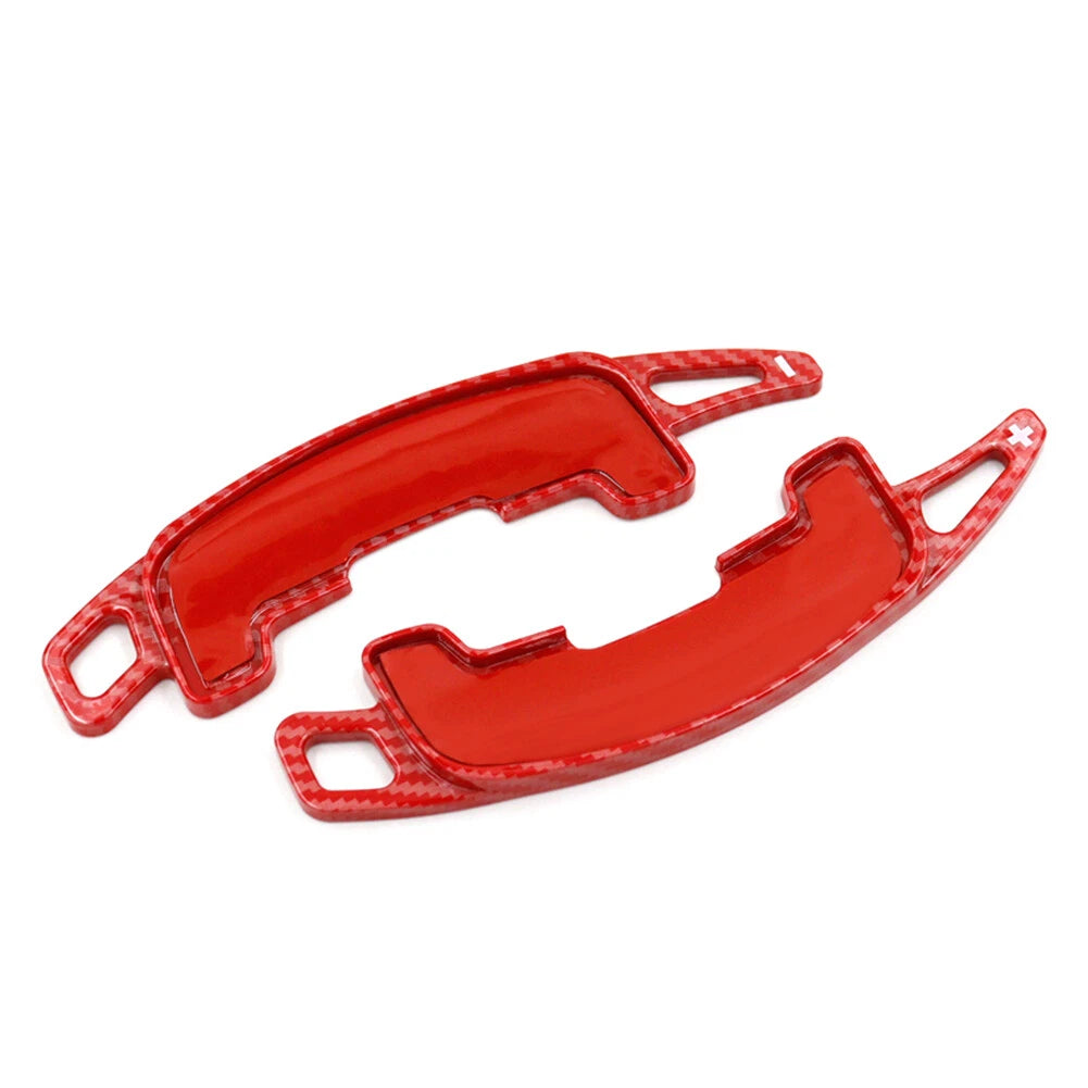 Red Steering Wheel Shift Paddle Extensions for Land Rover Range Rover, Jaguar