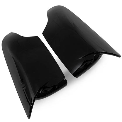 OX Horn Cover Trim Rear View Side Mirror for Ford Ranger (2015-2023) Gloss Black