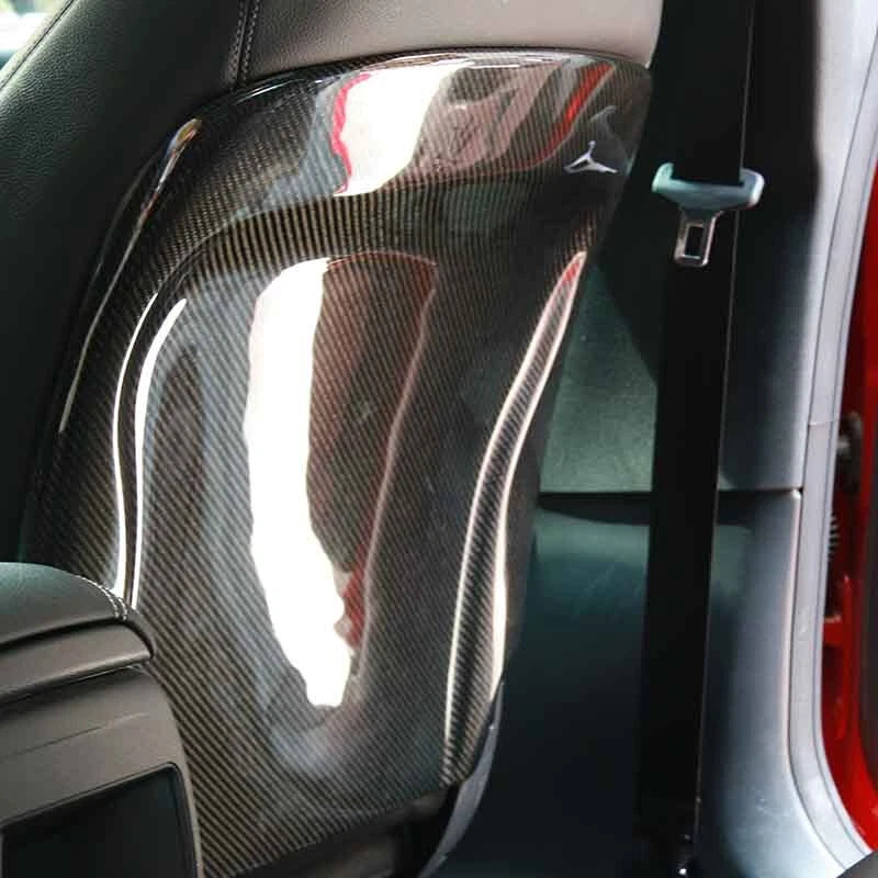 Carbon Fiber Seat Back Cover Trim for Benz CLA 2014-2019