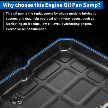 Transmission Oil Pan Kit with Oil Filter for Chrysler 300 (2005-2014)