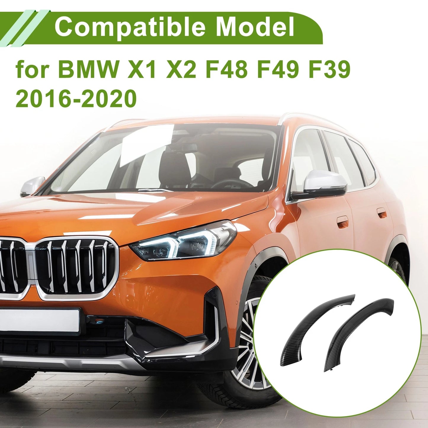 Door Panel Handle Pull Trim Cover for BMW X1 X2 (2016-2020)