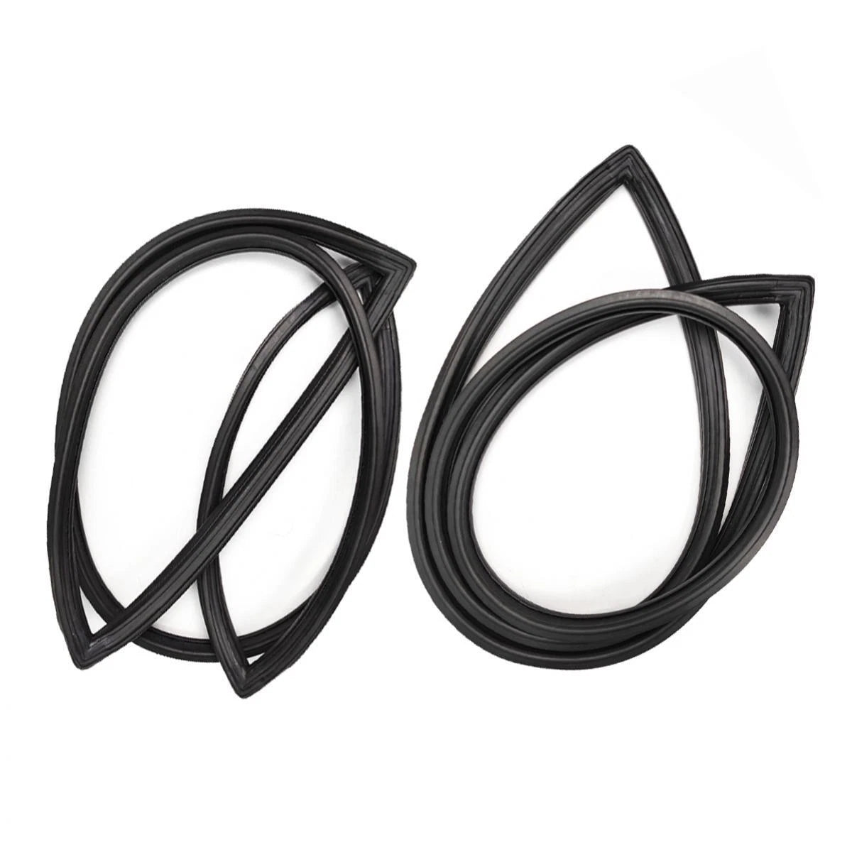 Windshield Rubber Seal Weatherstrip Set Front Rear Fits DATSUN NISSAN 510 D11