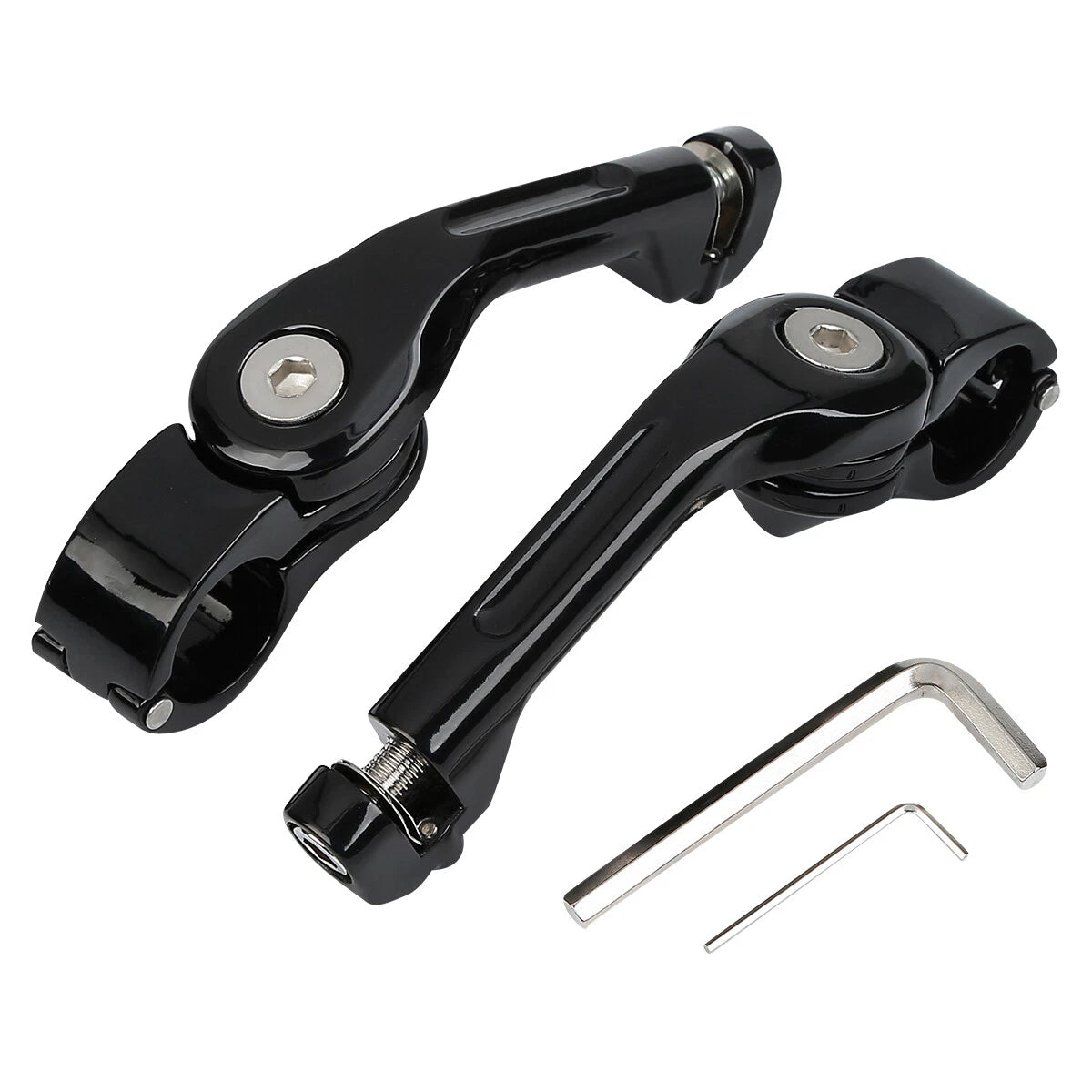 1 1/4" Angled Adjustable Highway Footpeg Mount for Harley