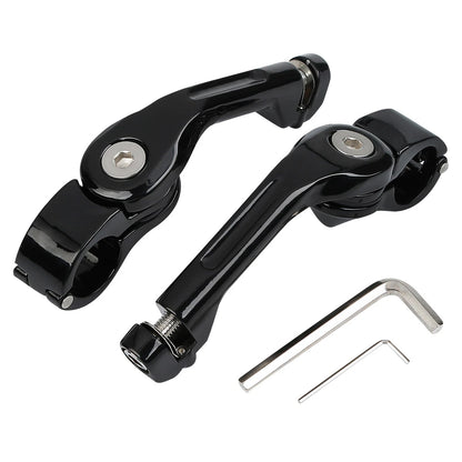 1 1/4" Angled Adjustable Highway Footpeg Mount for Harley