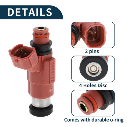 Fuel Injector No.INP-784 for Mazda E220 2.2L (1992-2002) 1 Pc Red