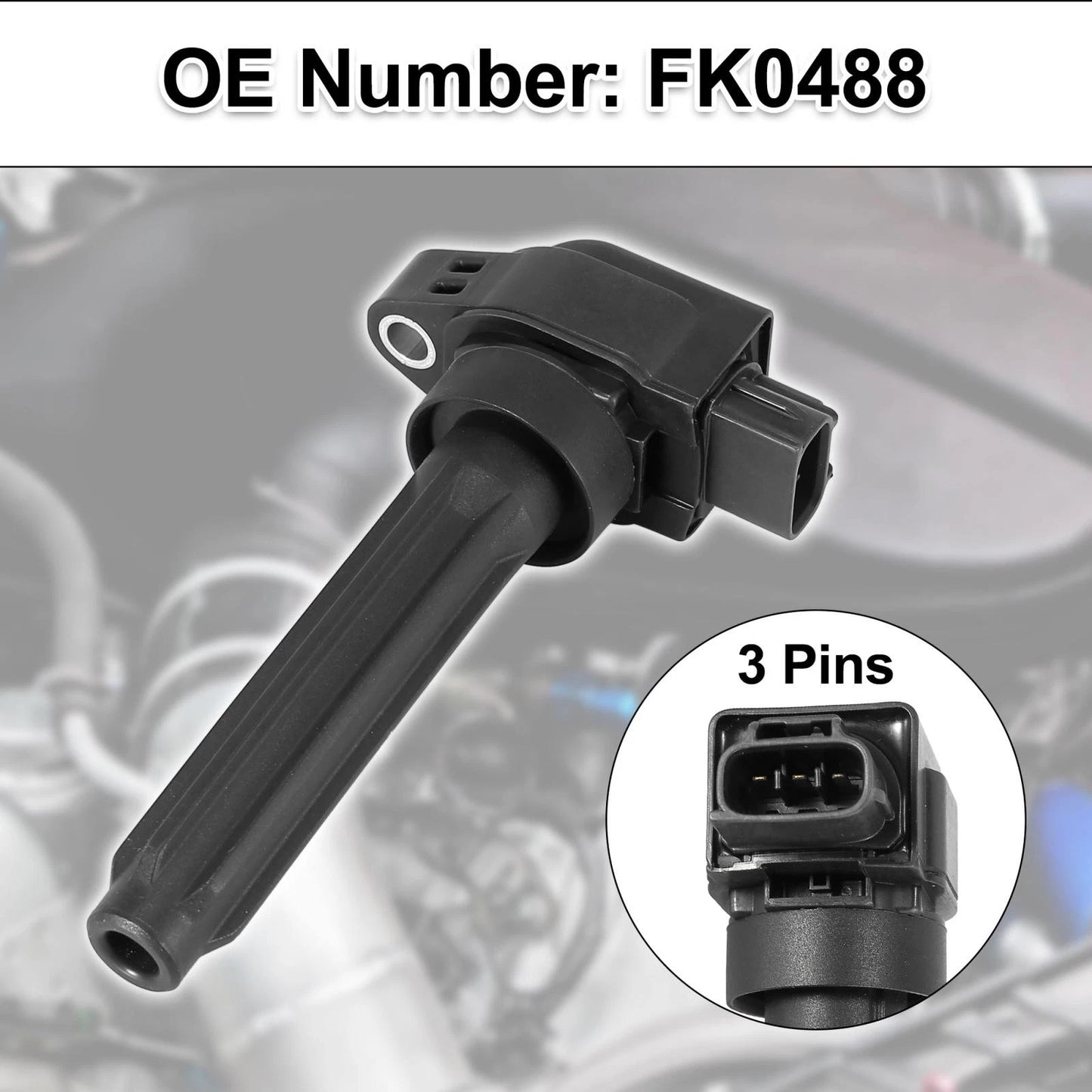 4 x Engine Ignition Coils for Mitsubishi Eclipse Cross (2018-2020)