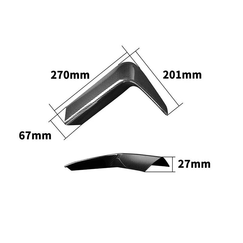 Carbon Black Bumper Splitter Lip Spoiler Kit for BMW F80 M3 F82 F83 M4 (2020)