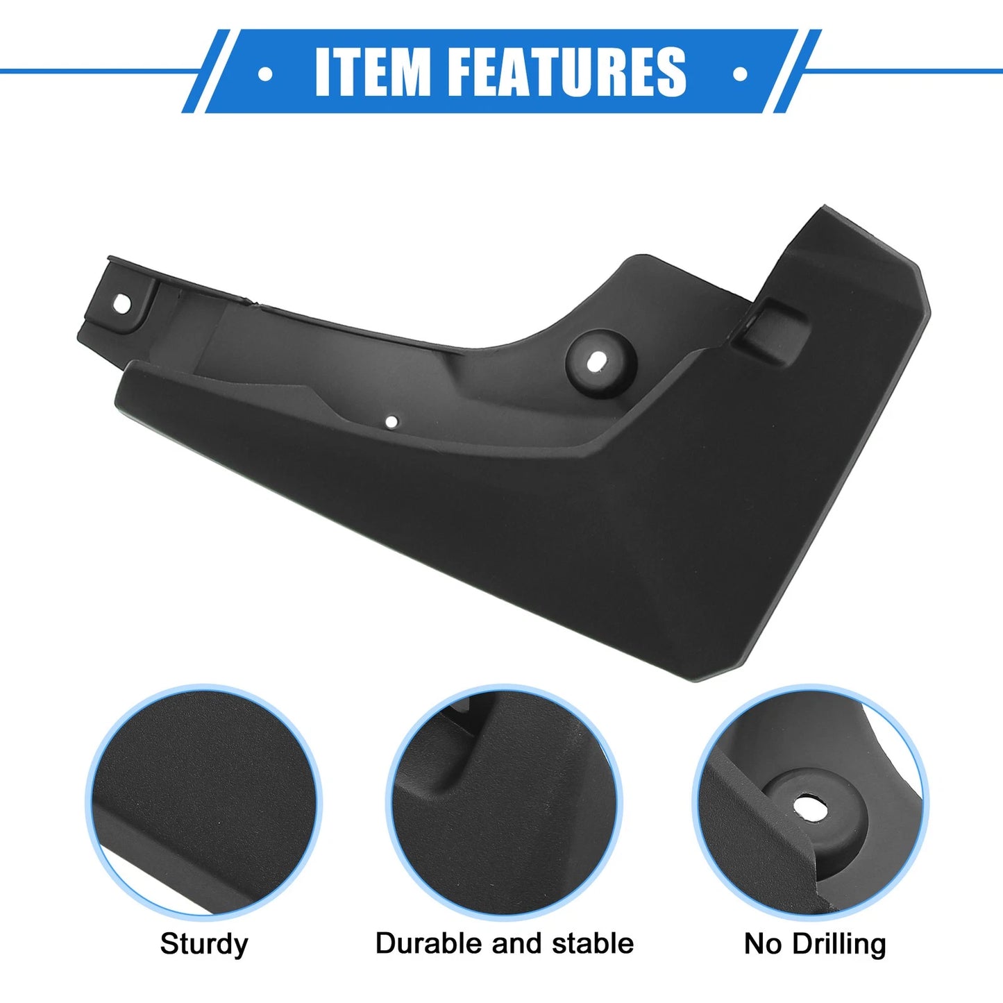 Mud Flaps for Toyota RAV4 2019-2023 Black Front Rear Splash Guards