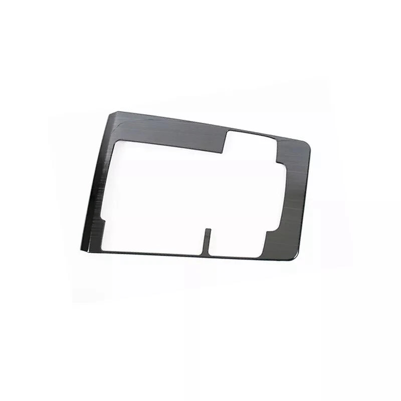 Black Titanium Steel Gear Shift Panel Cover for Mazda CX-50 (2023–2024)