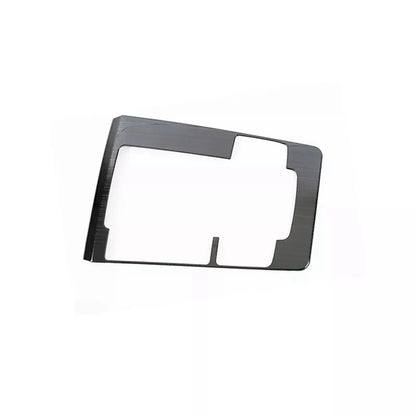 Black Titanium Steel Gear Shift Panel Cover for Mazda CX-50 (2023–2024)