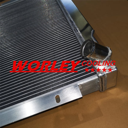 3 Row Aluminum Racing Radiator for Jeep CJ5 CJ6 CJ7 3.8L 4.2L 5.0L (1970-1985)