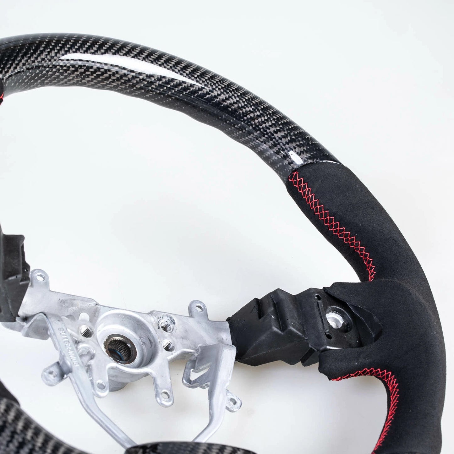 Flat Bottom Carbon Suede Steering Wheel for Subaru Impreza WRX/STI (2008-2014)