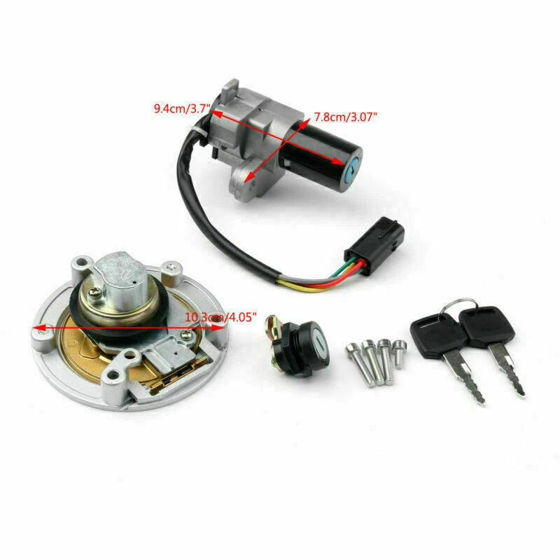 Ignition Lock Fuel Gas Cap Key Set for Ducati 848 1098 1198 Monster 1200 (2007-2018)