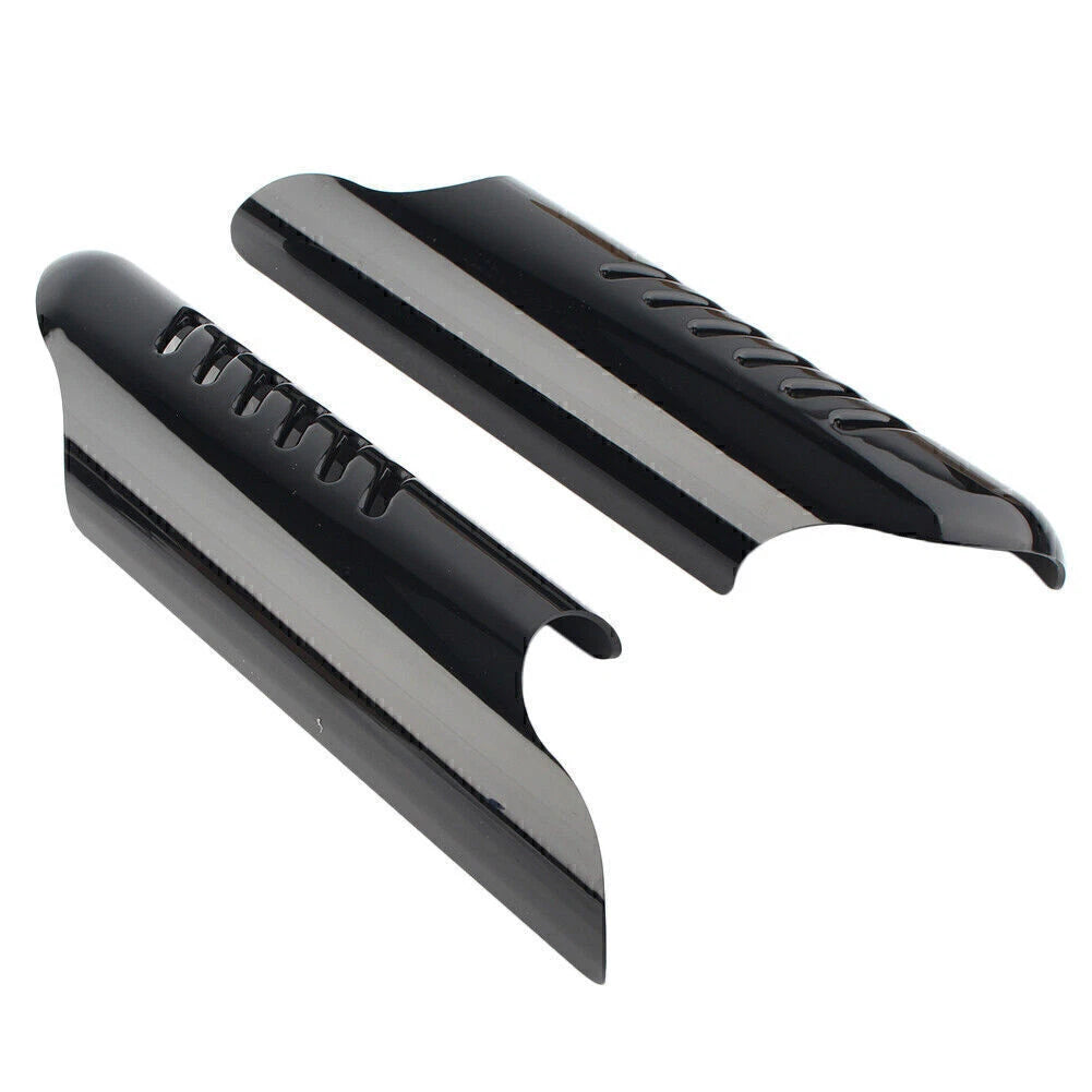 Black Front Fork Lower Leg Deflectors for Harley Touring FLHT (2000-2013)