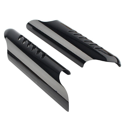 Black Front Fork Lower Leg Deflectors for Harley Touring FLHT (2000-2013)