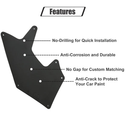 Fender Liners Splash Shield Set for Toyota Sequoia Tundra (2008-2020)