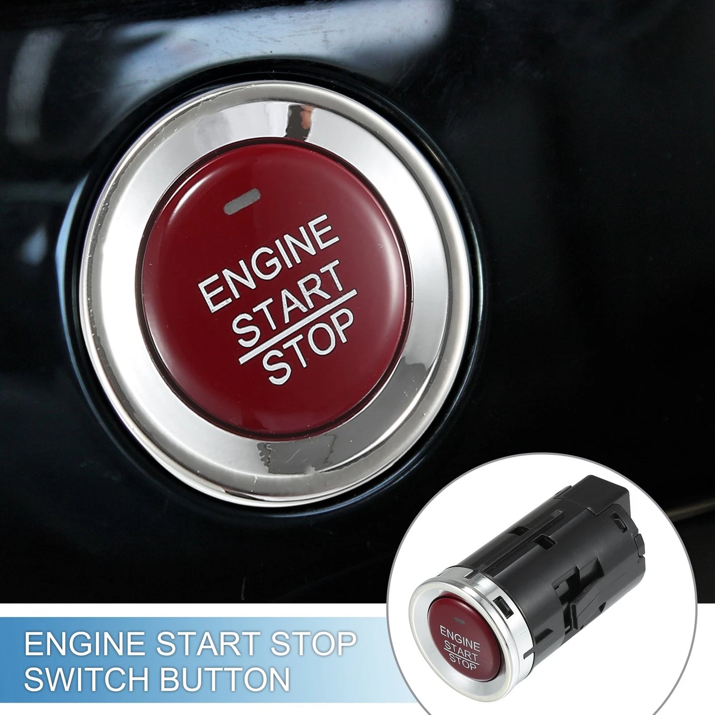 Engine Start Stop Switch Button for Honda HR-V (2016-2018) Black