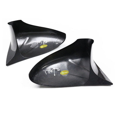 DRY Carbon Fiber Adhesive Mirror Shell For IS250 IS300 IS350 2014-20 IS200t 2016