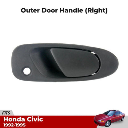 Exterior Door Handle Right Fits Honda Civic EG 2D 4D SED Hatchback 1992-95 D06
