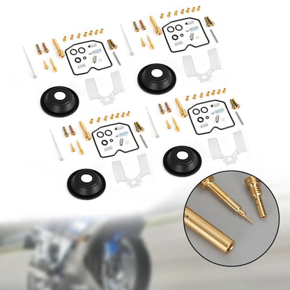 4X Carburetor Repair Kit for Kawasaki Zephyr ZR750-H/ZR-7/ZR-7S (1991-2003)