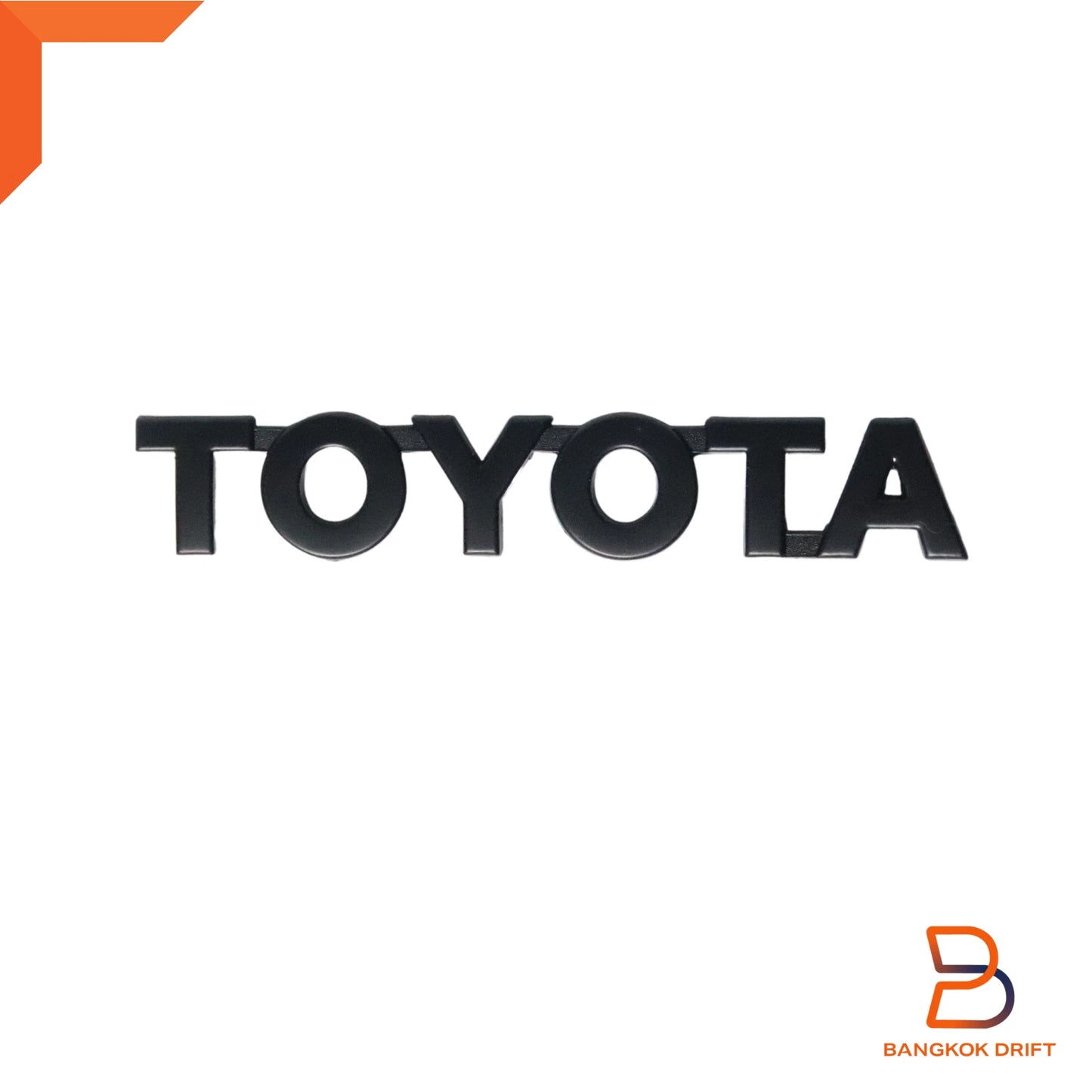Matte Black Logo Emblem Badge for Toyota Hilux Vigo Revo Rogue (2005-2025)