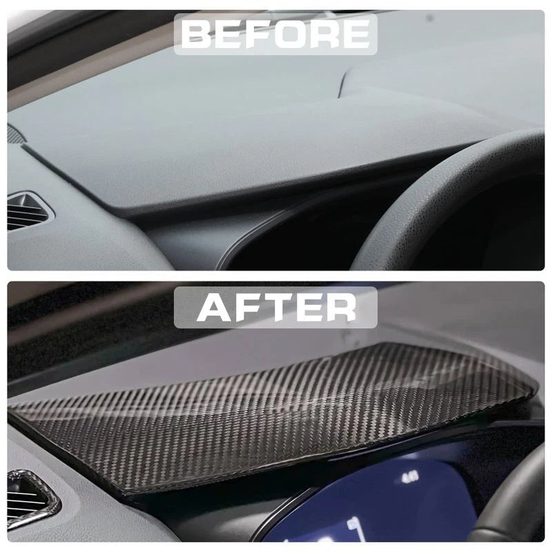 DRY Carbon Fiber Add-on Speedometer Top Cover Trim for Toyota Corolla GR 2023-25