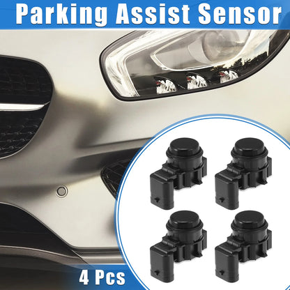 4 x PDC Reverse Parking Assist Sensors for Dodge Jeep (2011-2023) Black