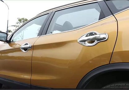 Chrome Door Handle Bowl Cover Trim for Nissan Qashqai Rogue Sport (2014-2021)