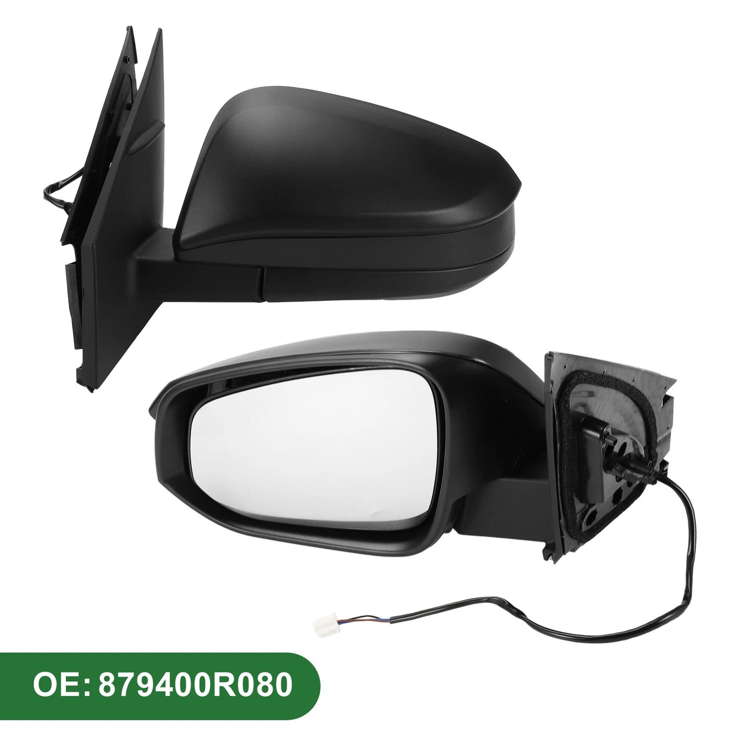 Left Side Door Mirror for Toyota RAV4 (2013-2015) Manual Folding Black
