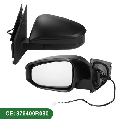 Left Side Door Mirror for Toyota RAV4 (2013-2015) Manual Folding Black