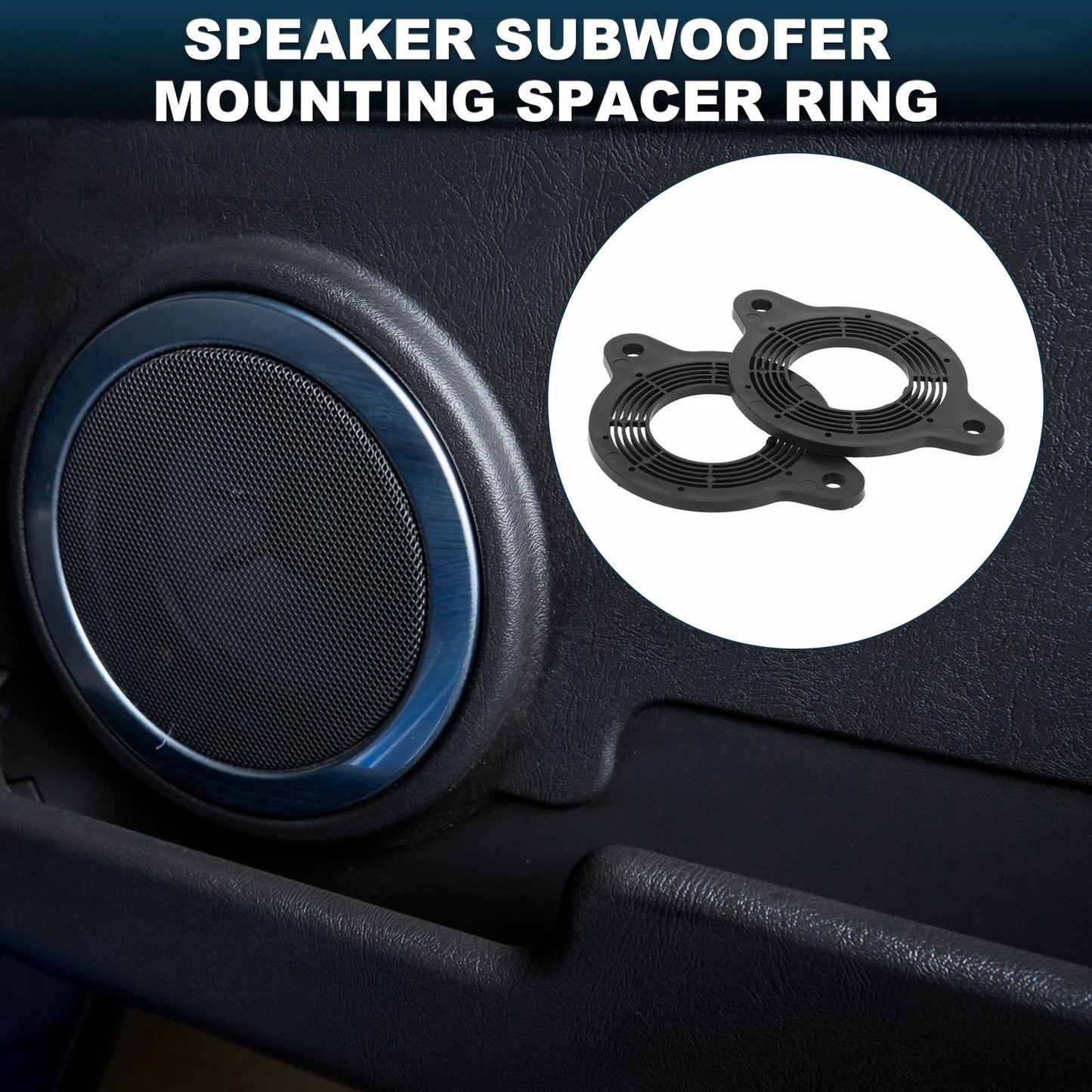 Speaker Spacer Ring 2 x Midrange Spacer Adapter for Toyota ABS