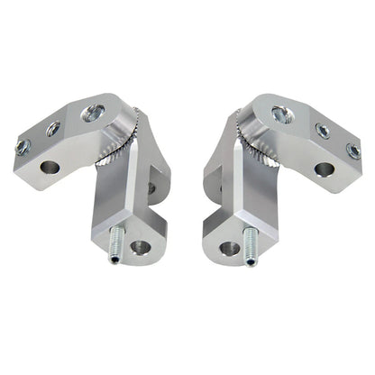 Silver Aluminum CNC Motorcycle Foot Pegs