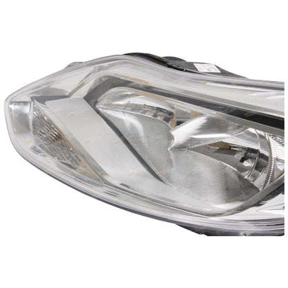LH+RH Chrome Non-Xenon Headlights Pair for Ford Focus LW Hatch/Sedan