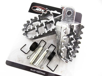 Silver Foot Pegs Set for Honda Z50 (1980-1999)