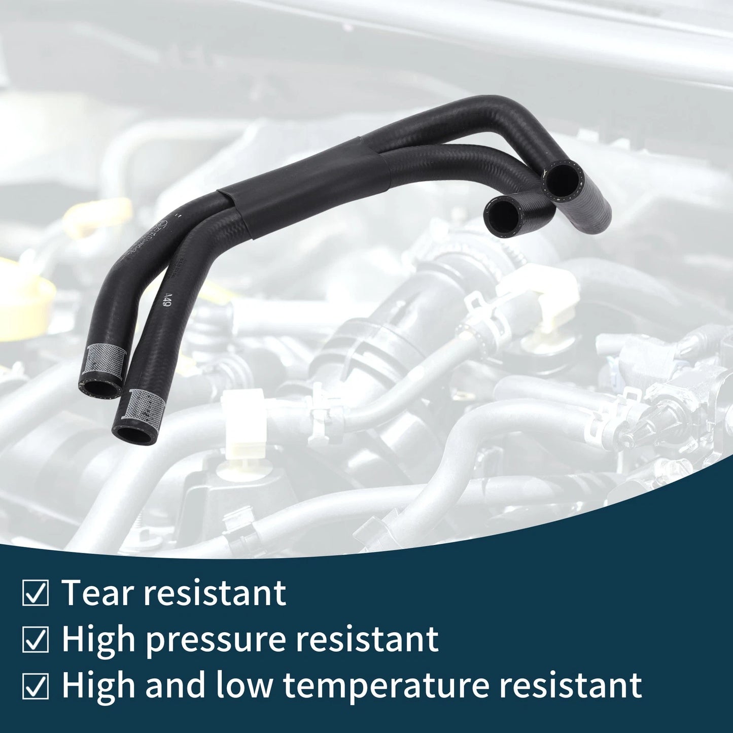 Radiator Hose for Porsche Cayenne (2009-2016) Rubber Coolant Pipe