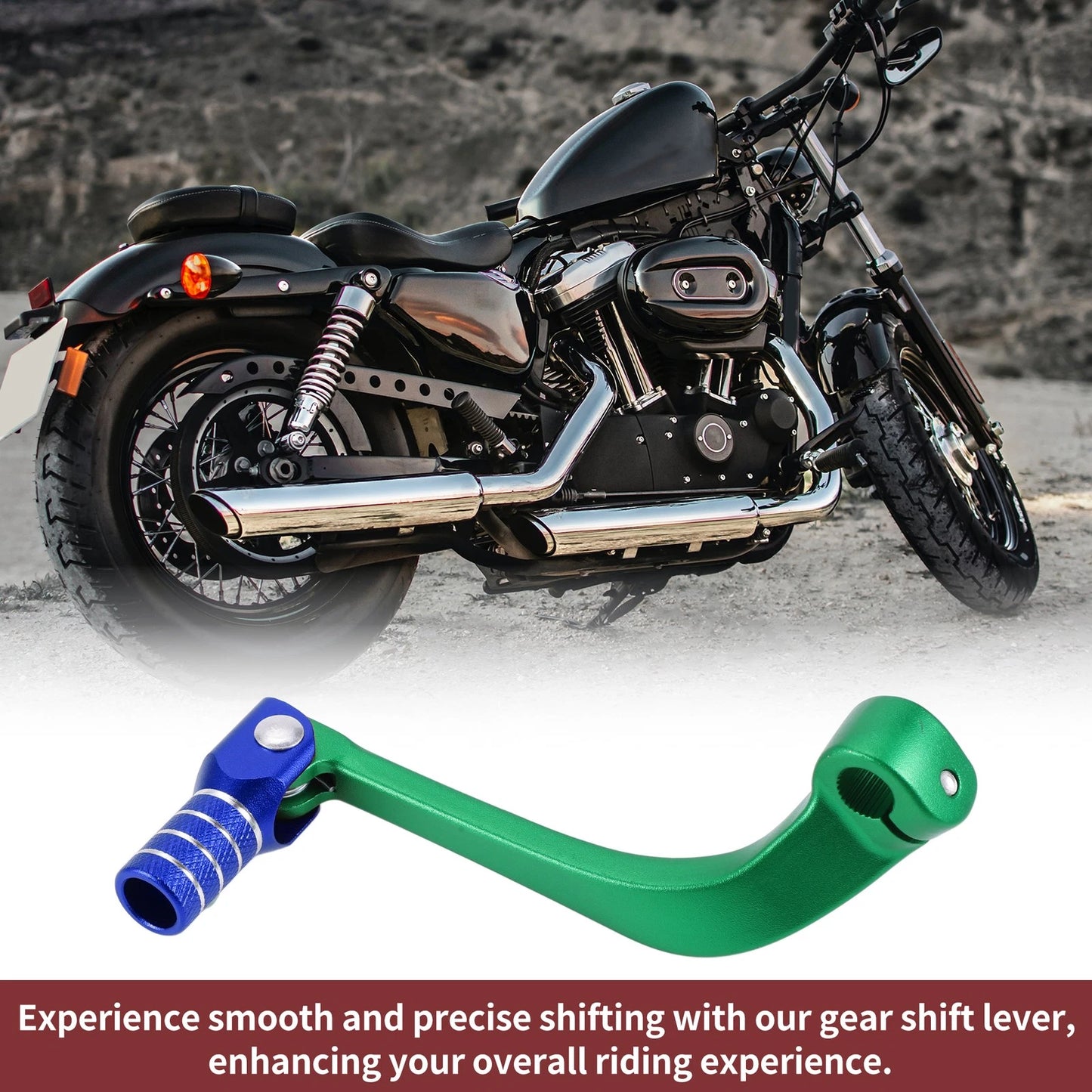 Folding Shifter Lever for Honda CRF110F 2013-2018 Green & Blue