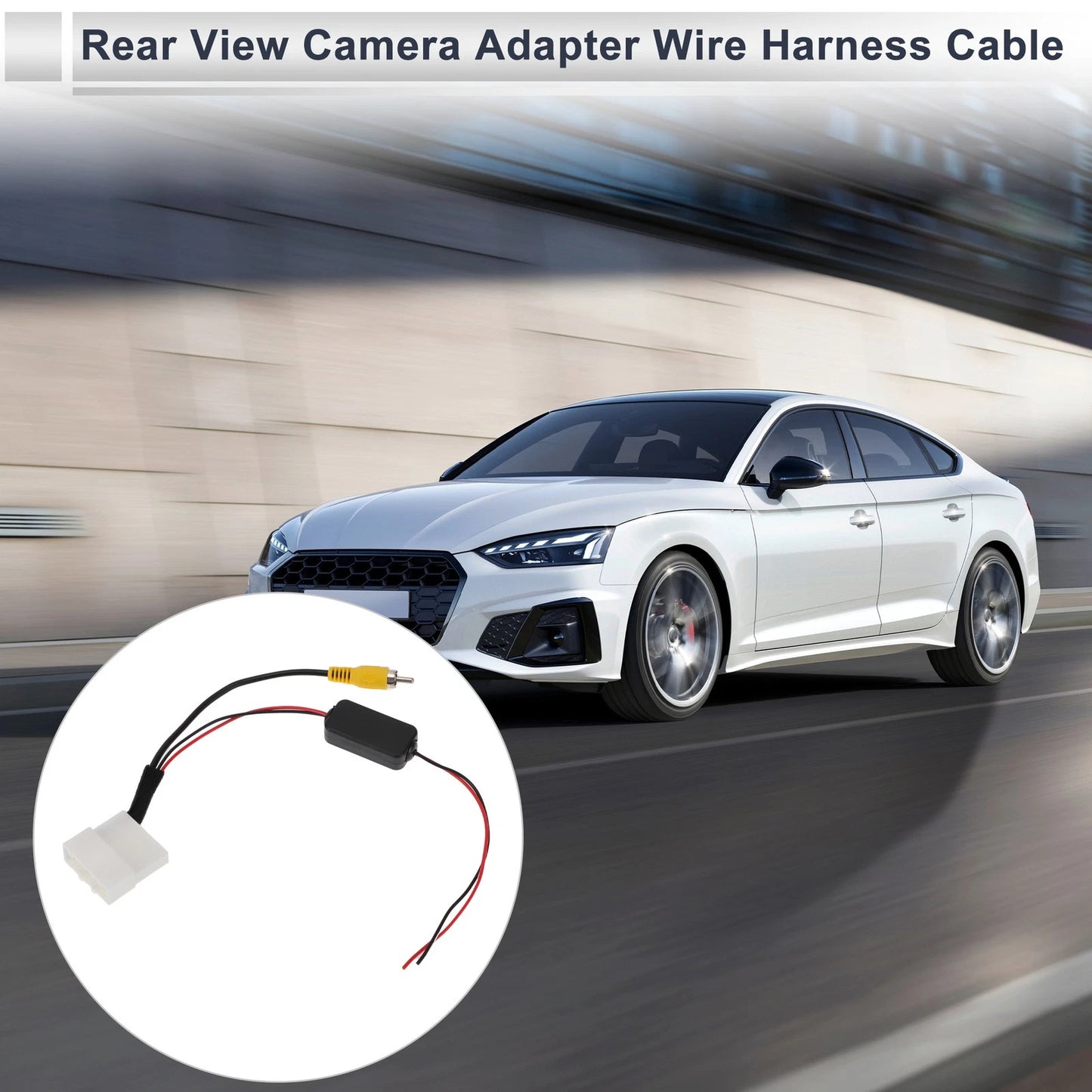 Rear View Camera Adapter Wire Harness Cable for Toyota RAV4 (2013-2018)
