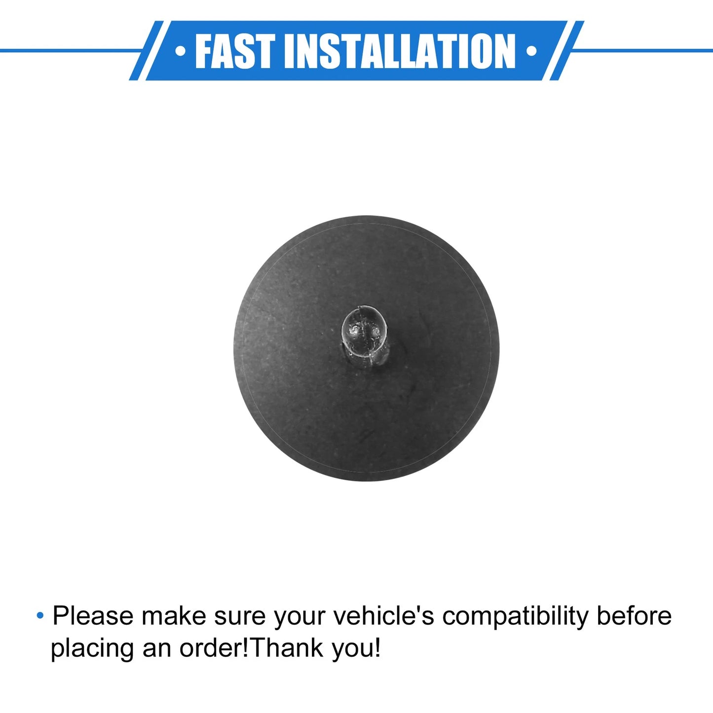 15 x Fender Liner Rivets for BMW X1 (2013-2023) Durable Plastic Black