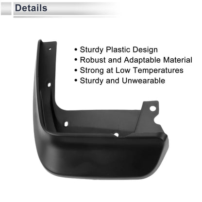 Mud Flaps Splash Guards 1x Mud Guards for Acura TL (2012-2016)