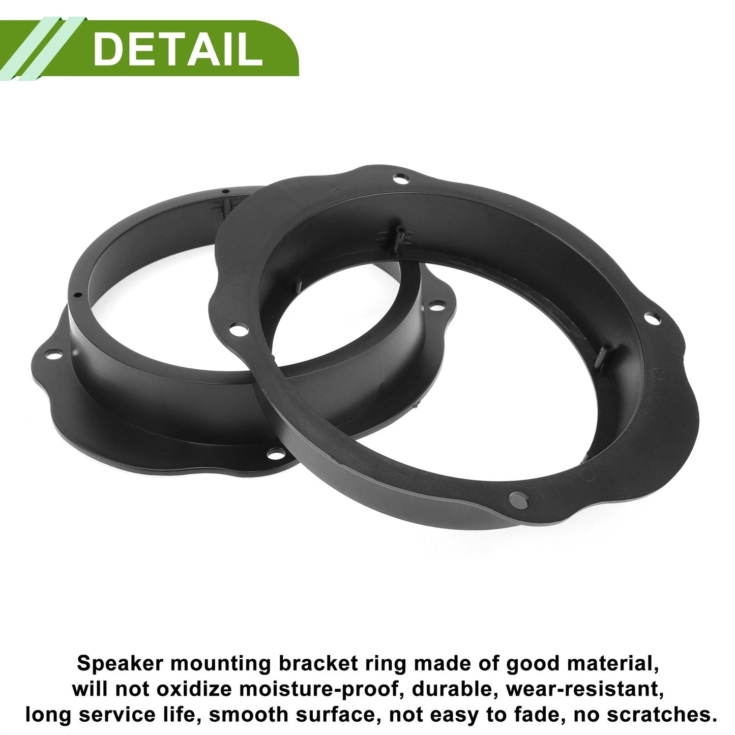 Speaker Spacer Ring Adapter for Ford Focus 6.5" Speakers 2 x Pcs