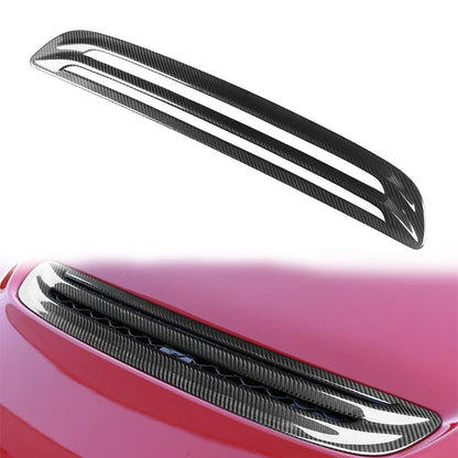 Carbon Fiber Black Hood Vent Scoop Cover for Honda Civic Type R (2023-2024)